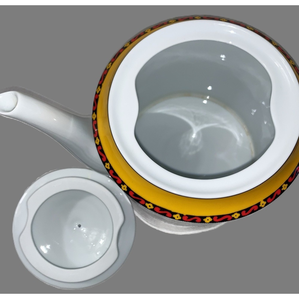 Vtg Souleiado pour Solafrance Tea Set - "La Fleur d'Arles" Pattern - NOS 5pc Set - Picture 9 of 16